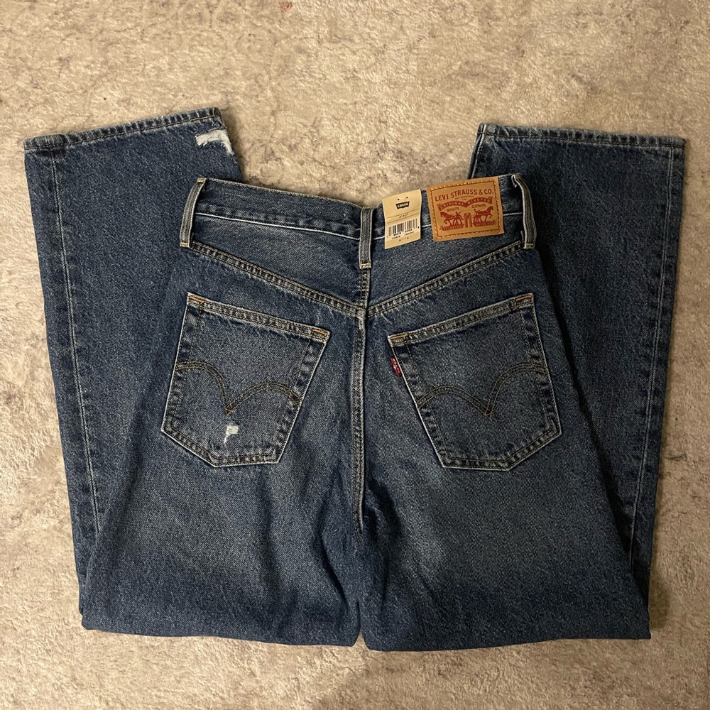 NWT Levi's Womens Ribcage Straight AnkleJeans (27 x 27) - Picture 4 of 6
